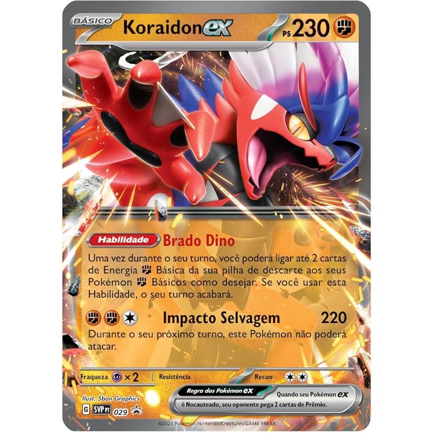 Dark Khaki Pokémon TCG: Paldea Legends Tin - Koraidon (1 Foil Card & 4 Booster Packs) Toyzoona 71uqYB5FHXL._AC_SY879.jpg