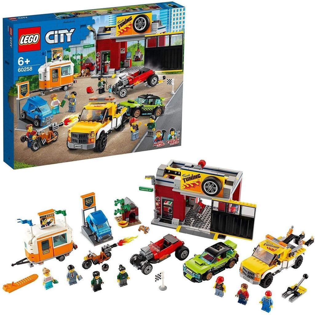 Gray Lego 60258 City Nitro Wheels Workshop Toyzoona lego-60258-city-nitro-wheels-workshop-toyzoona-1.jpg