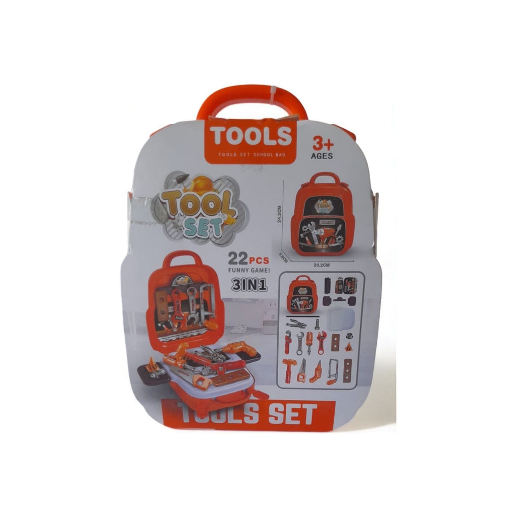 Dark Gray Tool Set 3 in 1 - Young Builder Learning Workshop HALSON ENTERPRISE 0116e072-e4f3-4a84-bb3d-fc9b48cbb0ff-Photoroom.jpg Action Toys
