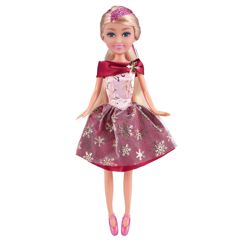 Rosy Brown Sparkle Girlz Winter Princess Doll 10017 by ZURU HALSON ENTERPRISE 10017_SPARKLE_GIRLZ-DOLLS-10.5-Winter_Princess_In_Cone_03.png Dolls and Playsets