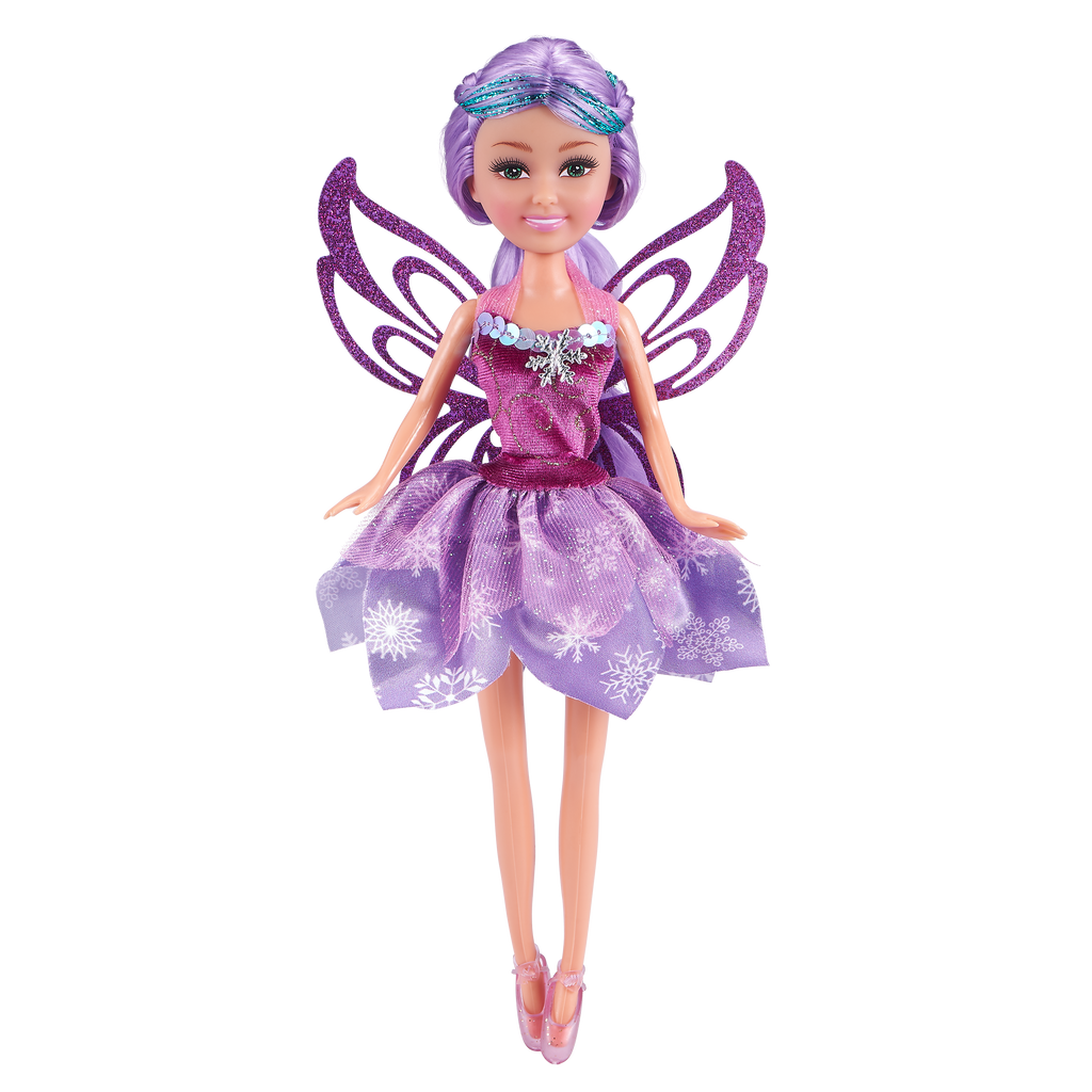 Dark Gray Sparkle Girlz Winter Princess Doll 10017 by ZURU HALSON ENTERPRISE 10017_SPARKLE_GIRLZ-DOLLS-10.5-Winter_Princess_In_Cone_04.png Dolls and Playsets