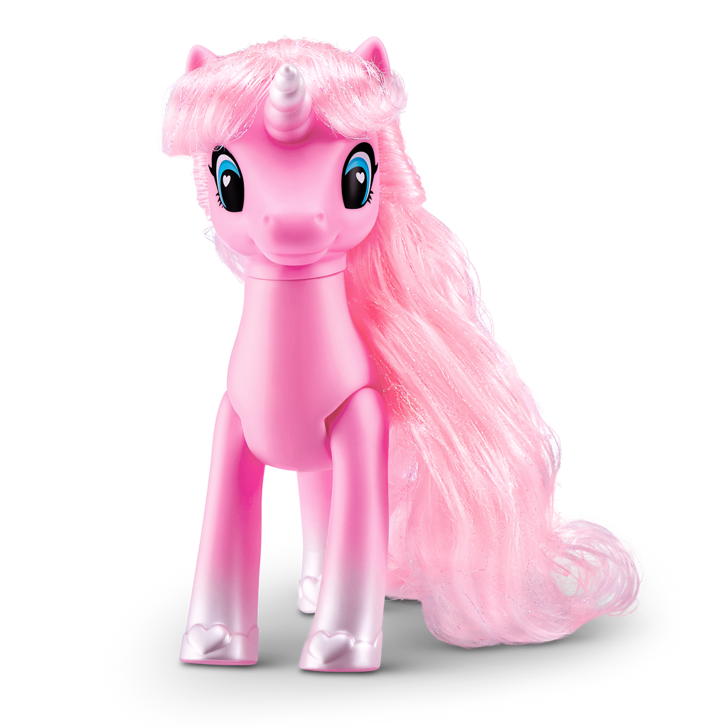 Pink Sparkle Girlz Unicorn Set of 3 100373 by ZURU Toyzoona 100373_ZURU_SPARKLE_GIRLZ-_ACCESSORIES-UNICORNS_PONIES-Sparkle_Unicorn_Set_Of_3_OOP_01B.png Dolls and Playsets