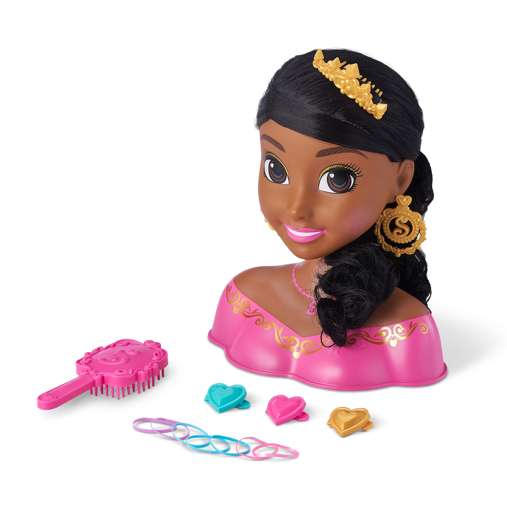 Pale Violet Red Sparkle Girlz Styling Head 100499 by ZURU HALSON ENTERPRISE 100499_SPARKLEGIRLZ-STYLINGHEADS-WITHOUTNAIL-StylingHeadDarkWindowBox_1.png Dolls and Accessories