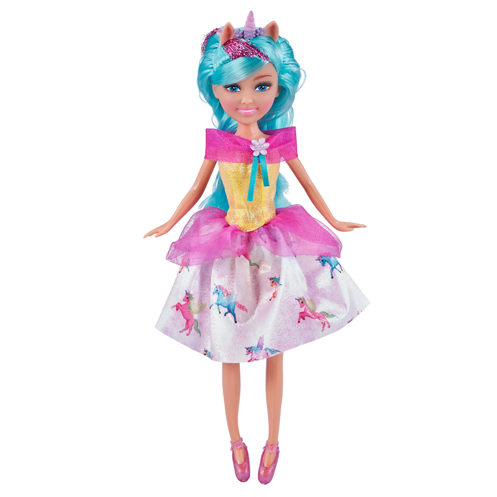 Gray Sparkle Girlz Unicorn Princess Doll 10092 by ZURU HALSON ENTERPRISE 10092_SPARKLE_GIRLZ-DOLLS-10.5-Unicorn_Princess_In_Cone_02.png Dolls and Playsets