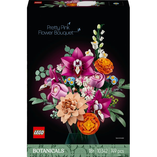 Rosy Brown LEGO 10342 Pretty Pink Flower Bouquet THE DREAM FACTORY 10342.jpg Building Sets and Construction Toys