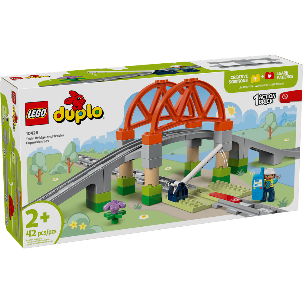 Dark Sea Green LEGO 10426 Train Bridge n Tracks Exp Set THE DREAM FACTORY 10426.jpg Building Sets and Construction Toys