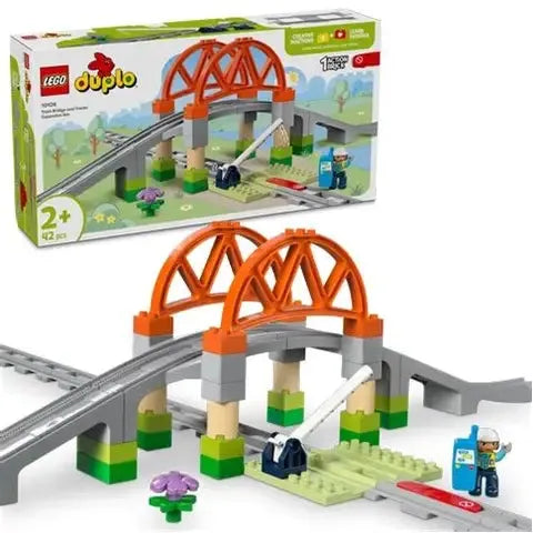 Gray LEGO 10426 Train Bridge n Tracks Exp Set THE DREAM FACTORY 10426.webp Building Sets and Construction Toys