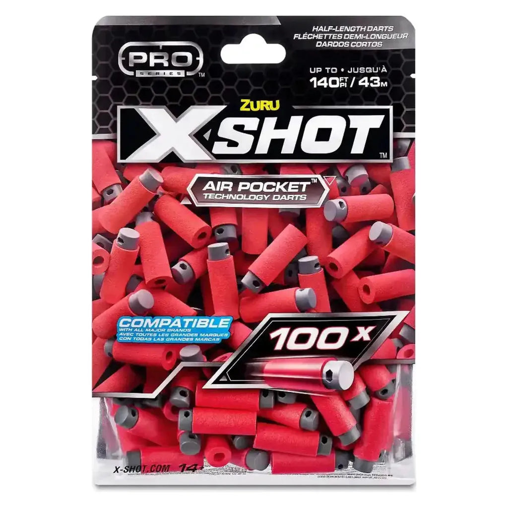 Maroon Zuru X Shot Pro S1 Dart Refill 36601 - Big Ammo Pack for Kids Toyzoona 1140823.webp Battling Toys