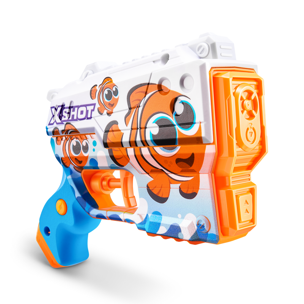 Steel Blue XSHOT Junior Fast-Fill Water Blaster 118143 by ZURU HALSON ENTERPRISE 118143A_XSHOT_Fast-FillJunior_Singlepack_OOP_01.png Action Figures and Play Sets