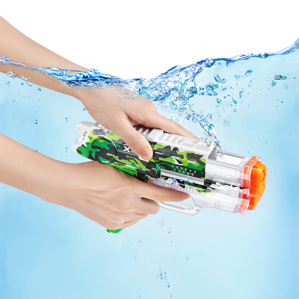 Light Gray XSHOT Fast-Fill Skins Nano Water Blaster 11853 by ZURU Toyzoona 11853-X-SHOT_WATER-FAST-FILL_SKINS-NANO_Open_Box-JUNGLE_CAMO-11.jpg Action Figures and Play Sets