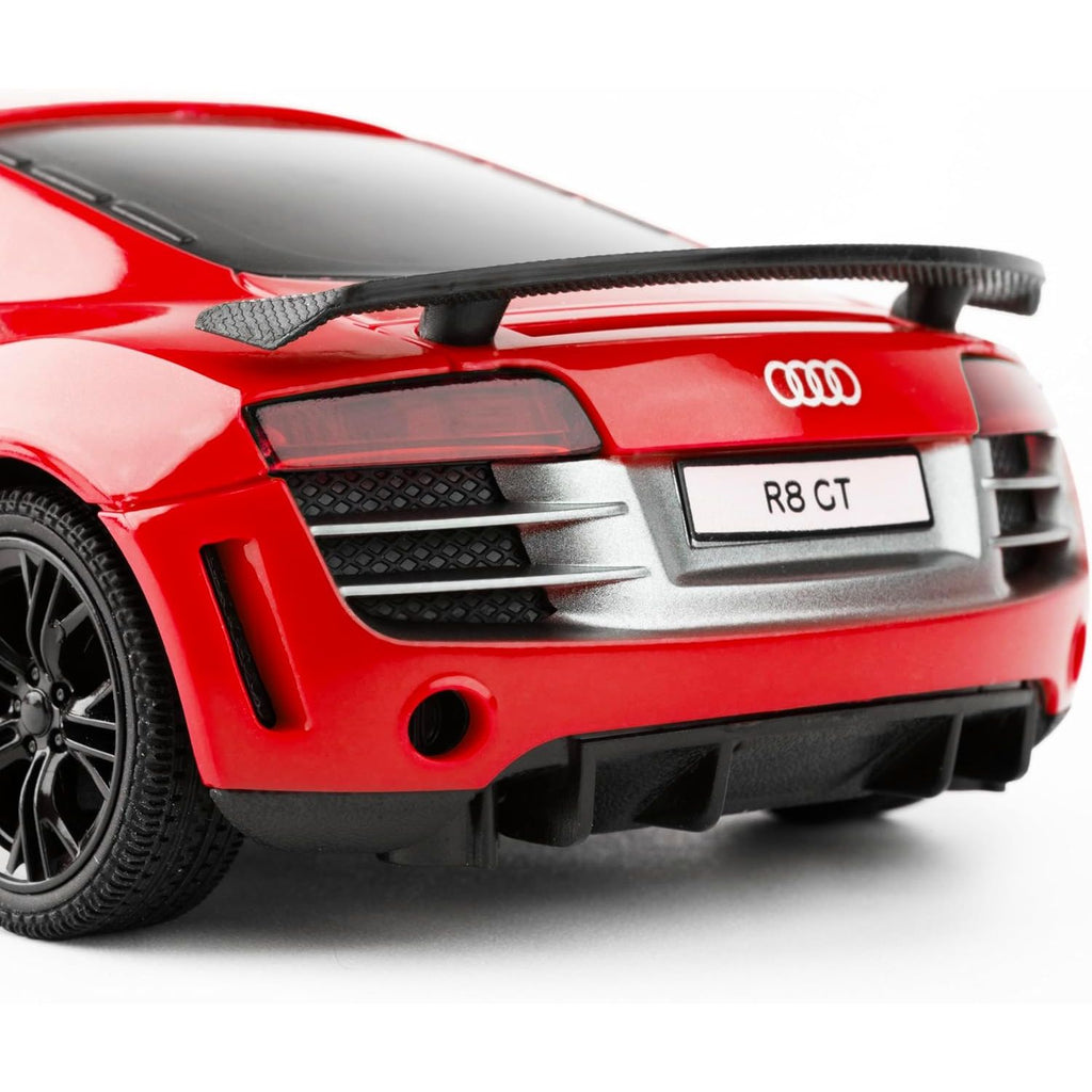 Black RC Drift Car Audi R8 GT 2.4GHz - Rechargeable High Speed Remote Control Car for Kids & Adults - Detailed Interior - 4 CH - Battery Operated - Racing Toy for Kids Ages 6+ - Scale 1:24 (Red) HALSON ENTERPRISE 14_8ef34b42-dffd-45f4-b80a-81ed1d98dcd3.jpg Vehicles and Remote Control Toys