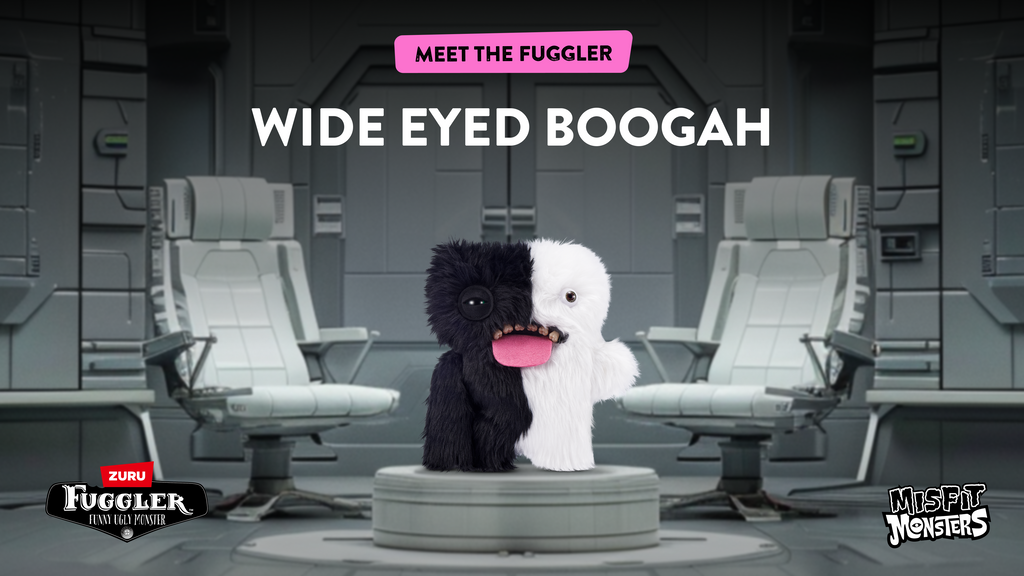 Dark Slate Gray Fuggler Misfit Monsters 9-inch Series 1 15726 by ZURU HALSON ENTERPRISE 15726A_FUGGLER_MISFITMONSTERS_SERIES1_LIFESTYLE_02G.png Plush Toys