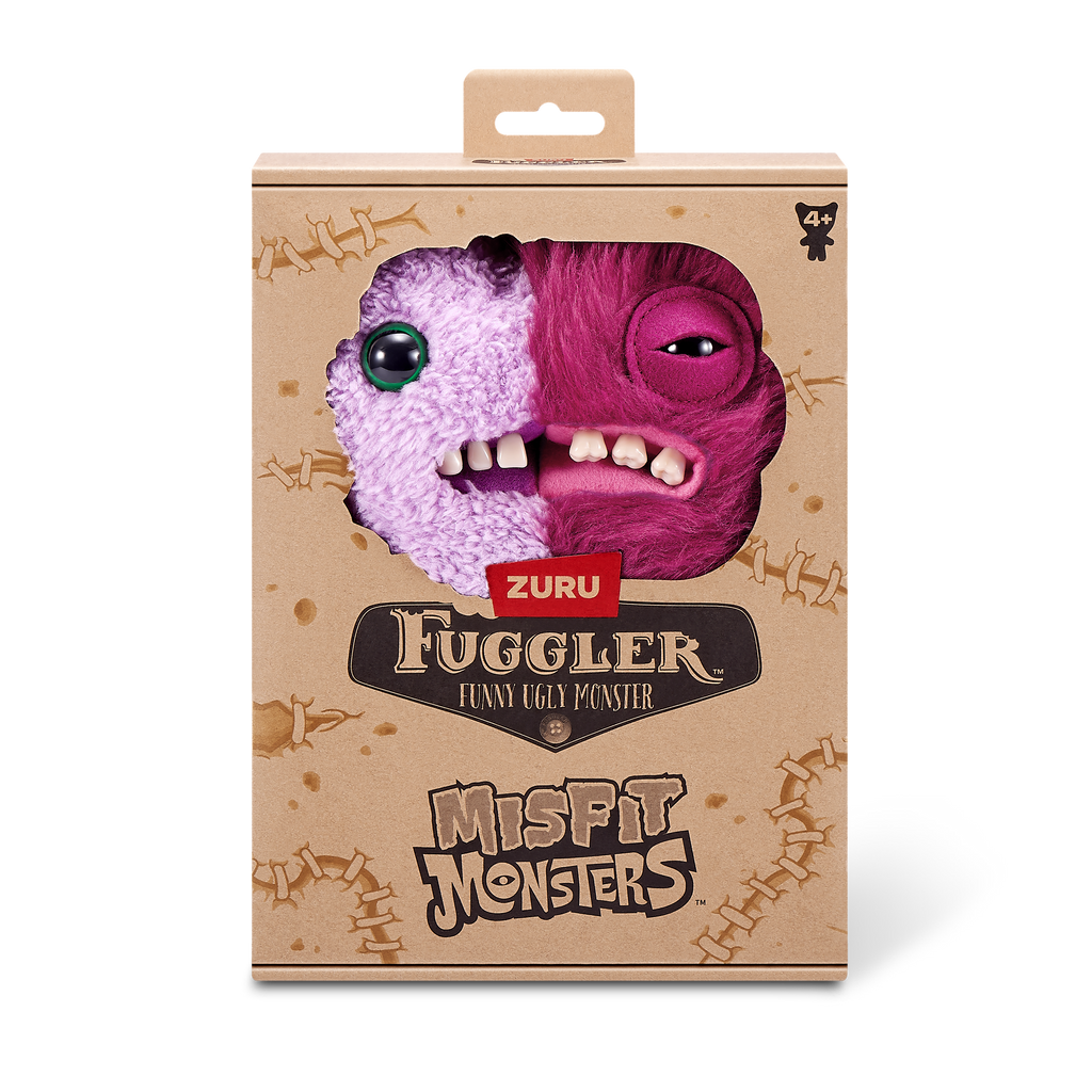 Tan Fuggler Misfit Monsters 9-inch Series 1 15726 by ZURU HALSON ENTERPRISE 15726B_FUGGLER_MONSTERMASHUP_FRONTOFPACK.png Plush Toys