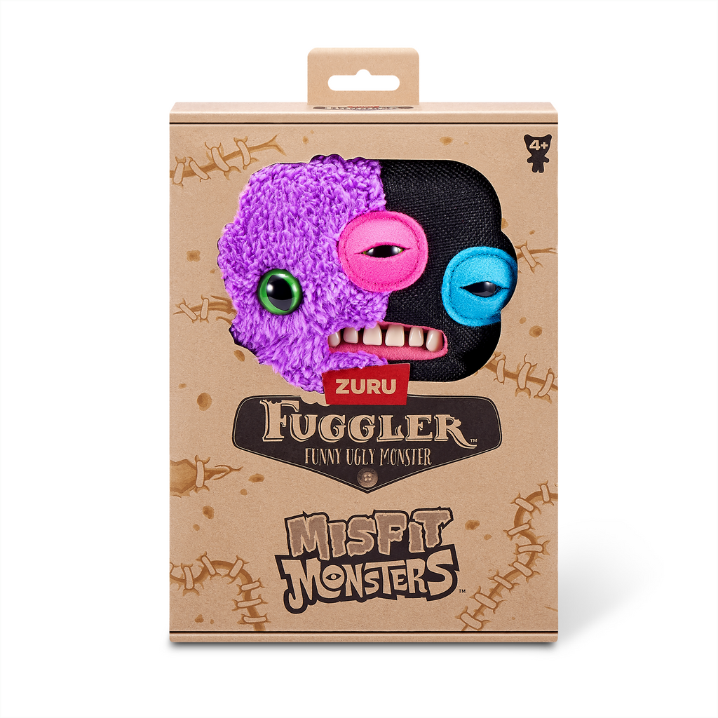 Tan Fuggler Misfit Monsters 9-inch Series 1 15726 by ZURU HALSON ENTERPRISE 15726E_FUGGLER_MONSTERMASHUP_FRONTOFPACK.png Plush Toys