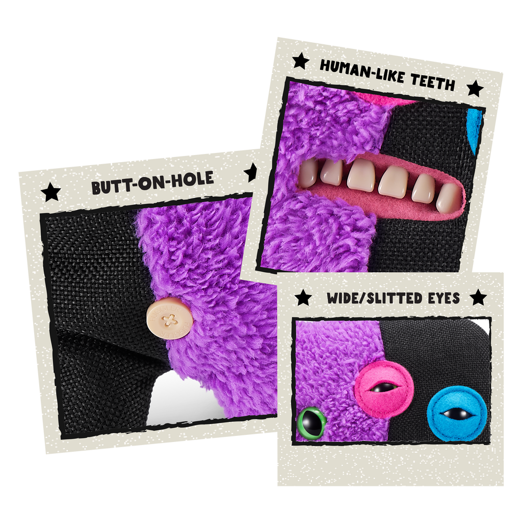 Black Fuggler Misfit Monsters 9-inch Series 1 15726 by ZURU HALSON ENTERPRISE 15726E_FUGGLER_MONSTERMASHUP_OOP_01G.png Plush Toys
