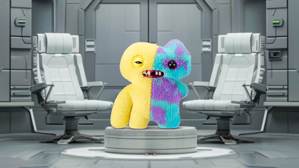 Slate Gray Fuggler Misfit Monsters 9-inch Series 1 15726 by ZURU HALSON ENTERPRISE 15726H_FUGGLER_MISFITMONSTERS_SERIES1_LIFESTYLE_01A.png Plush Toys