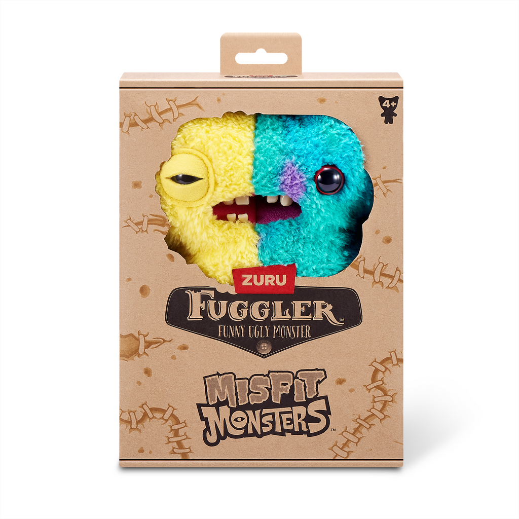 Tan Fuggler Misfit Monsters 9-inch Series 1 15726 by ZURU HALSON ENTERPRISE 15726H_FUGGLER_MONSTERMASHUP_FRONTOFPACK.png Plush Toys