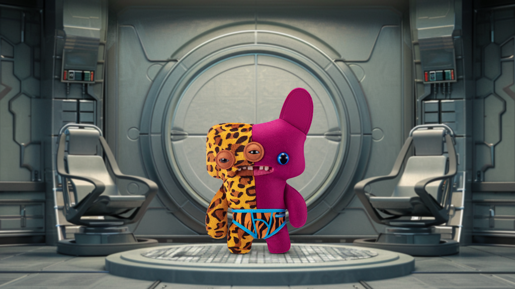 Dark Slate Gray Fuggler Misfit Monsters 9-inch Series 1 15726 by ZURU HALSON ENTERPRISE 15726J_FUGGLER_MISFITMONSTERS_SERIES1_LIFESTYLE_01E.png Plush Toys