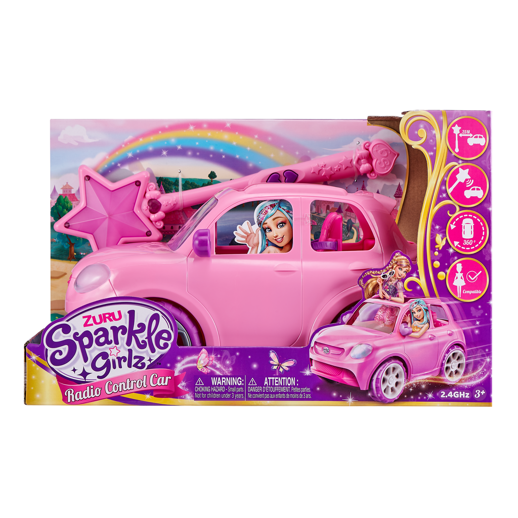 Pale Violet Red Sparkle Girlz Radio Control Car 100299 by ZURU Toyzoona 1GZZNQ_6.png Action Toys