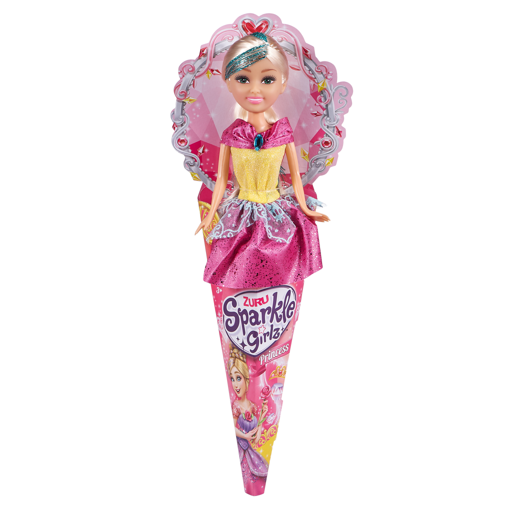 Rosy Brown Sparkle Girlz Princess Doll 10010 by ZURU HALSON ENTERPRISE 1LWYF1_C.png Dolls and Playsets