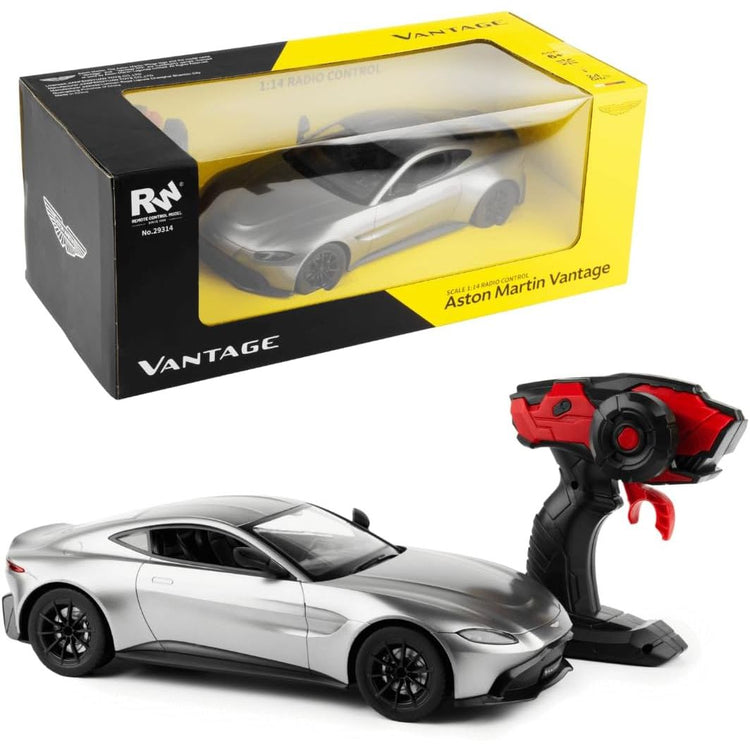 Gray RC Car 2018 Aston Martin Vantage - 2.4Ghz Remote Control - 2018 Model High Detail - Toy Car for Kids Ages 6+ - Rechargeable Battery - Scale 1:14 - Grey HALSON ENTERPRISE 1_52bcdfe0-6525-4be7-97ee-5db2a978c7d0.jpg Vehicles and Remote Control Toys