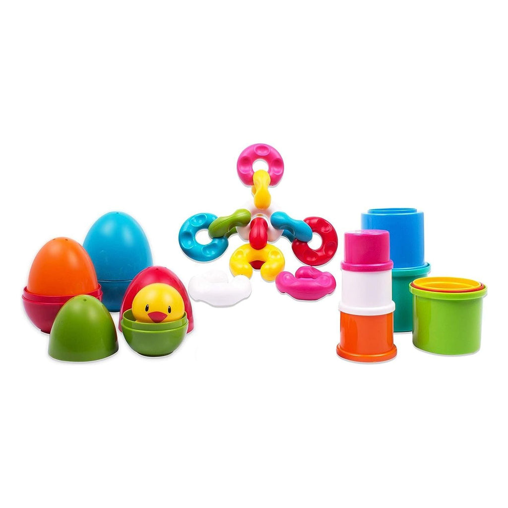 Goldenrod Link Stack & Nest Toy Set Sunmatt Limited 1f552f6dbe69a1de2bfb23b2e2c77c6d.jpg Infant Toys