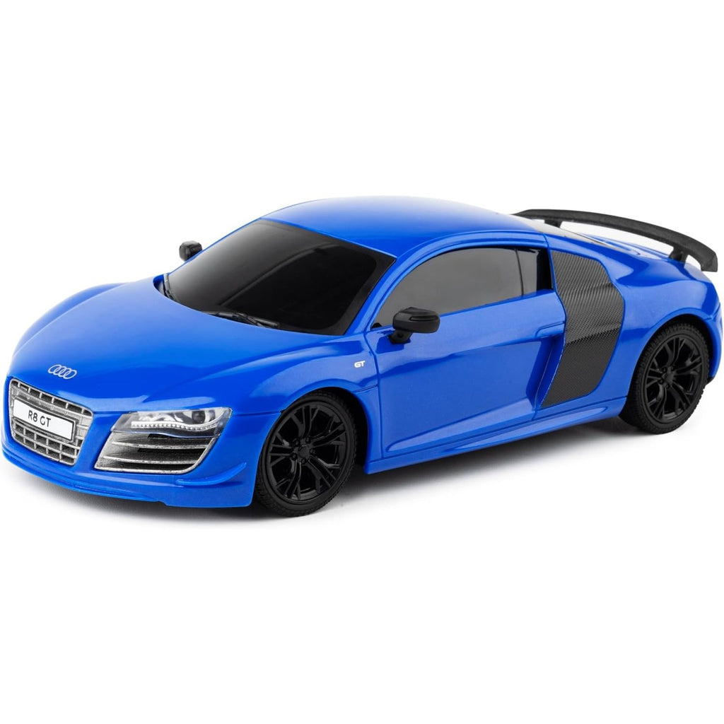 Steel Blue RC Drift Car Audi R8 GT 2.4GHz - Rechargeable High Speed Remote Control Car for Kids & Adults - Detailed Interior - 4-CH - Battery Operated - Racing Toy for Kids Ages 6+ - Scale 1:24 - Blue HALSON ENTERPRISE 21_cdd2392a-88d6-48fa-b0b2-fc01e9cc3cd7.jpg Vehicles and Remote Control Toys