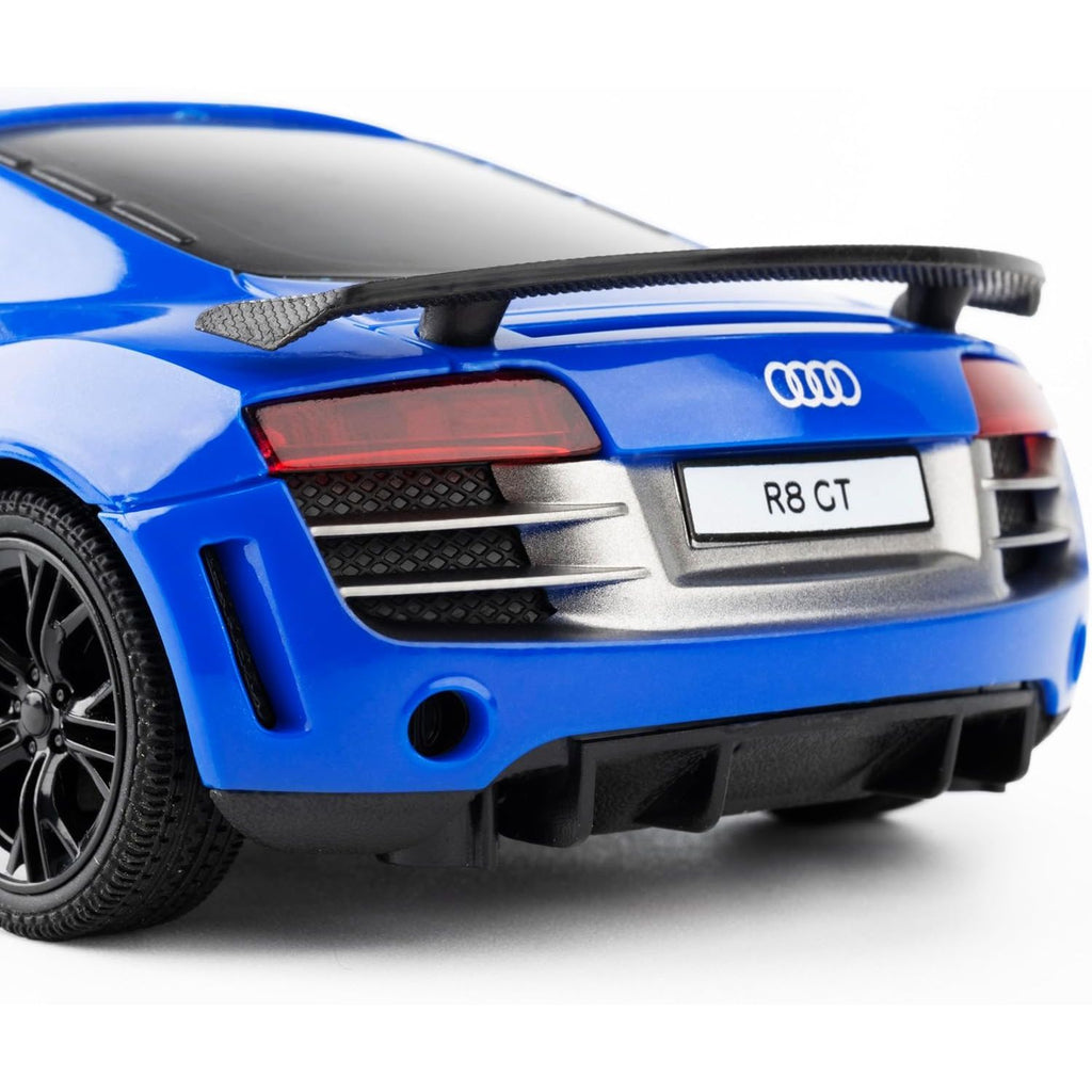 Light Gray RC Drift Car Audi R8 GT 2.4GHz - Rechargeable High Speed Remote Control Car for Kids & Adults - Detailed Interior - 4-CH - Battery Operated - Racing Toy for Kids Ages 6+ - Scale 1:24 - Blue HALSON ENTERPRISE 25_1449ec4e-b8a4-41b3-a315-39a81a0cd77f.jpg Vehicles and Remote Control Toys