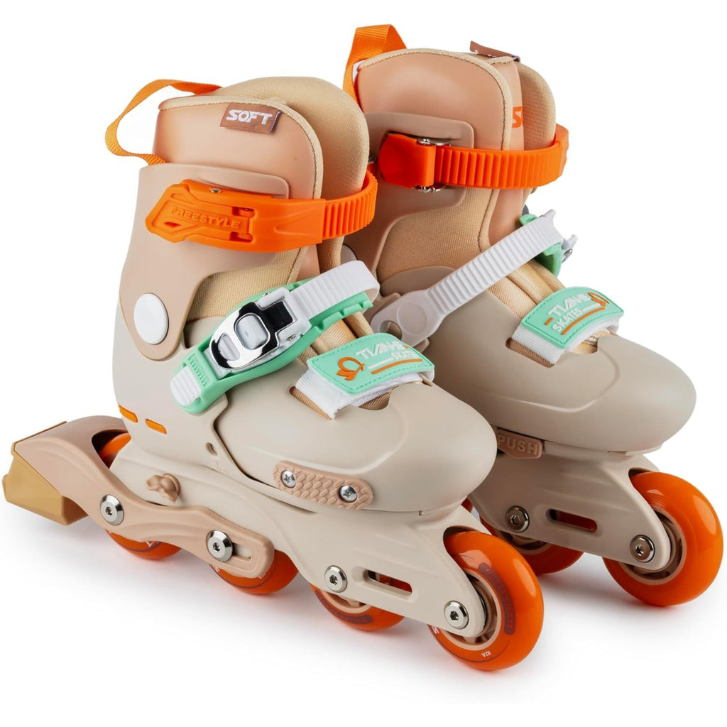 Gray Kids Inline Skates Set - Adjustable Roller Skates for Girls & Boys - Complete Set with Helmet & Pads - ABEC-7 Bearings - Size S (28-31) HALSON ENTERPRISE 2_fa79b6bf-de4b-4cc4-a3fa-c4f7f93e8ec7.jpg Outdoor and Active Play