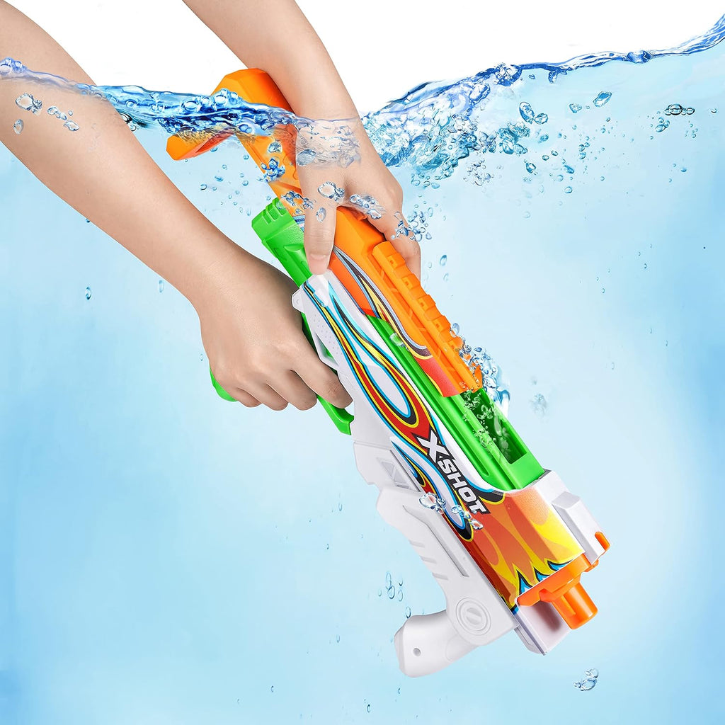 Powder Blue XSHOT Fast-Fill Skins Hyperload Water Blaster 11865 by ZURU HALSON ENTERPRISE 2_fdfa2489-ffb7-4e02-8eb1-1875e8691f08.jpg Action Figures and Play Sets