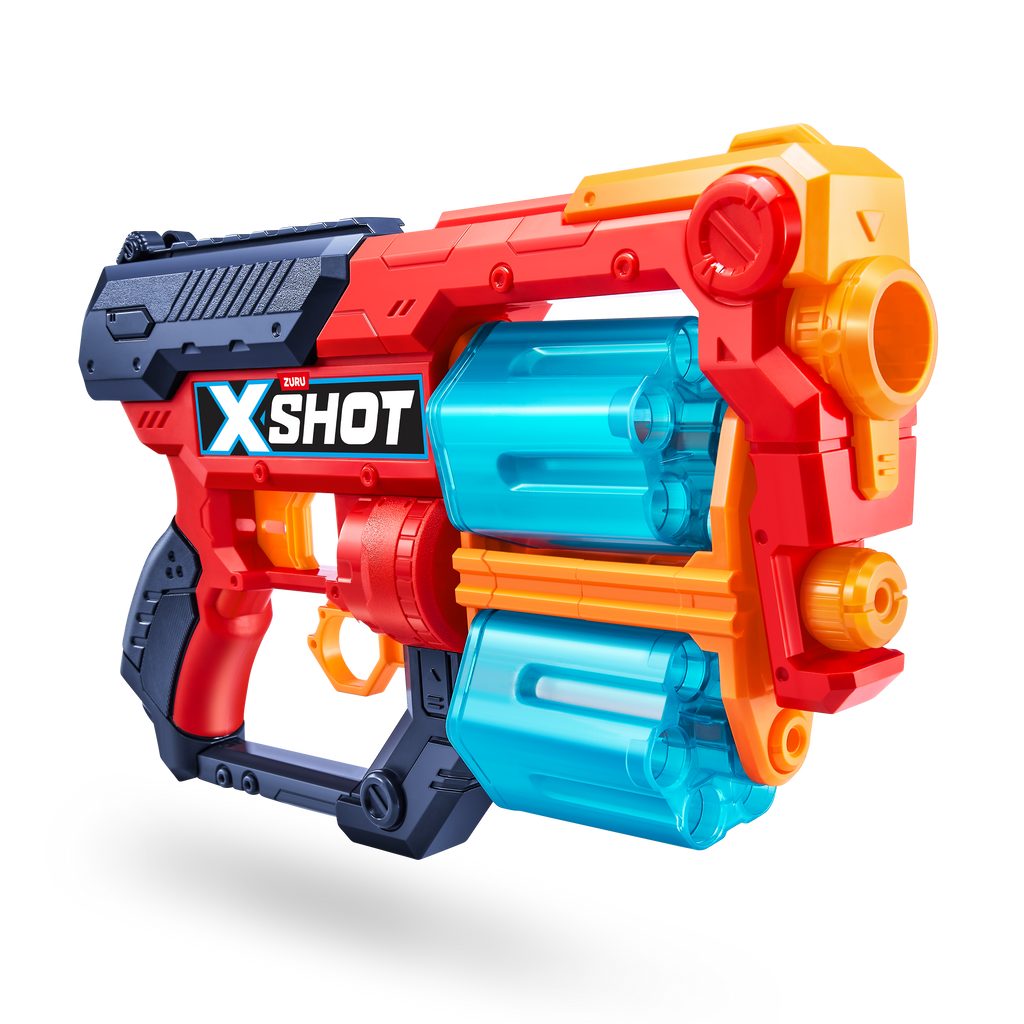 Chocolate XSHOT Excel Double Xcess Blaster Combo Pack 36438 (48 Darts, 5 Cans) by ZURU Toyzoona 36436_X-SHOT-EXCEL-Xcess_TK_OOP_02.png Battling Toys