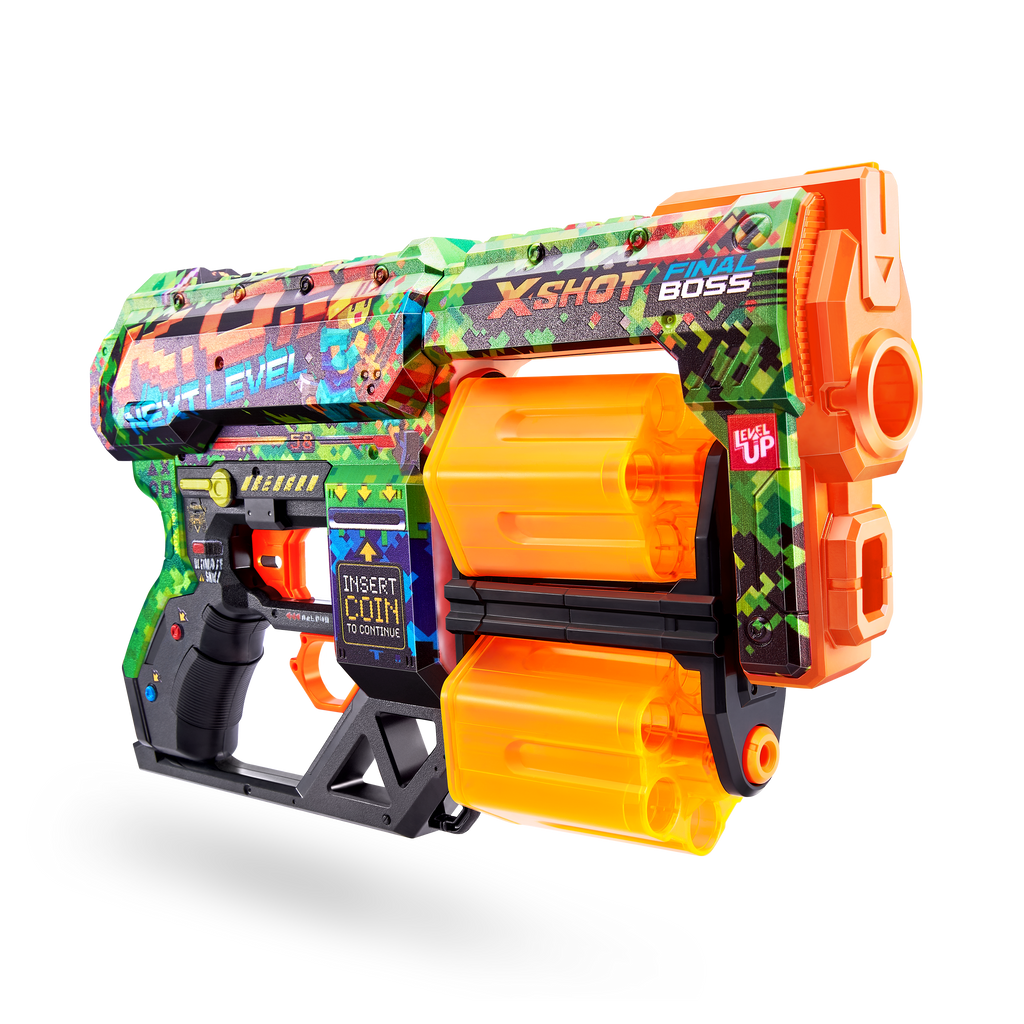 Dark Slate Gray XSHOT Skins Dread Dart Blaster 36517 (12 Darts) by ZURU Toyzoona 36517_X-SHOT-SKINS-DREAD_12_Darts_-KO_02.png Battling Toys