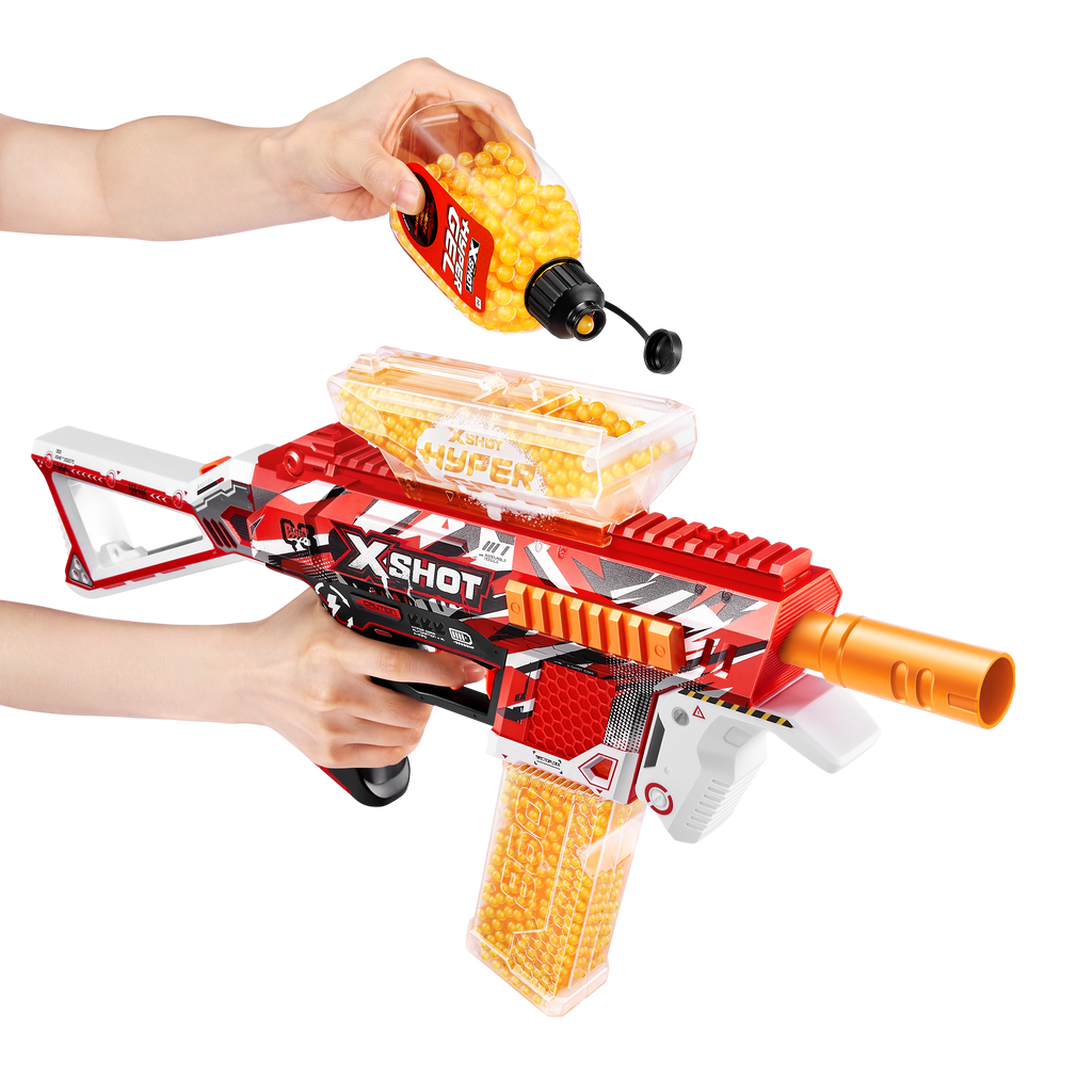 Wheat XSHOT Hyper Gel Trace Fire Blaster 36621 (10,000 Hyper Gel Pellets) by ZURU Toyzoona 36621_X-Shot_Hyper_Gel_Trace_Fire_Lifestyle_02A.png Battling Toys