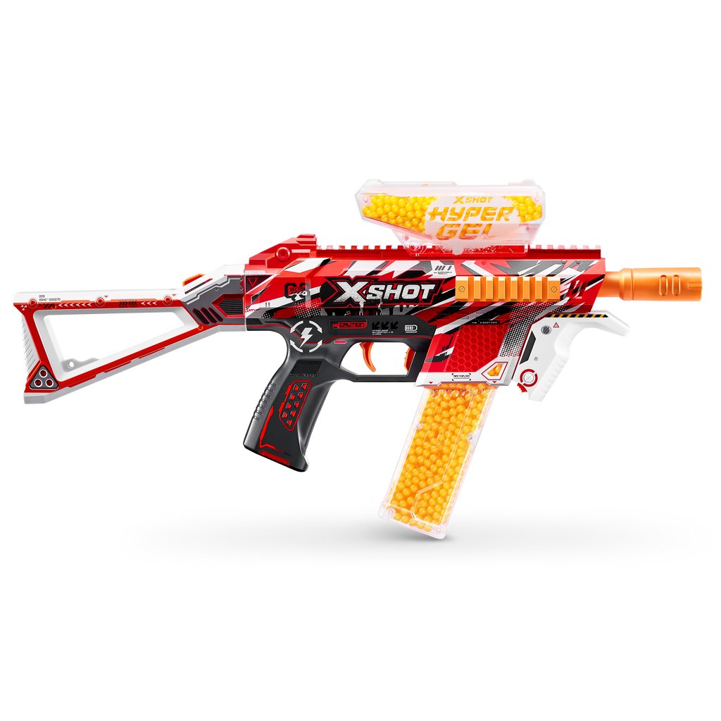 Light Gray XSHOT Hyper Gel Trace Fire Blaster 36621 (10,000 Hyper Gel Pellets) by ZURU Toyzoona 36621_X-Shot_Hyper_Gel_Trace_Fire_OOP_02.png Battling Toys