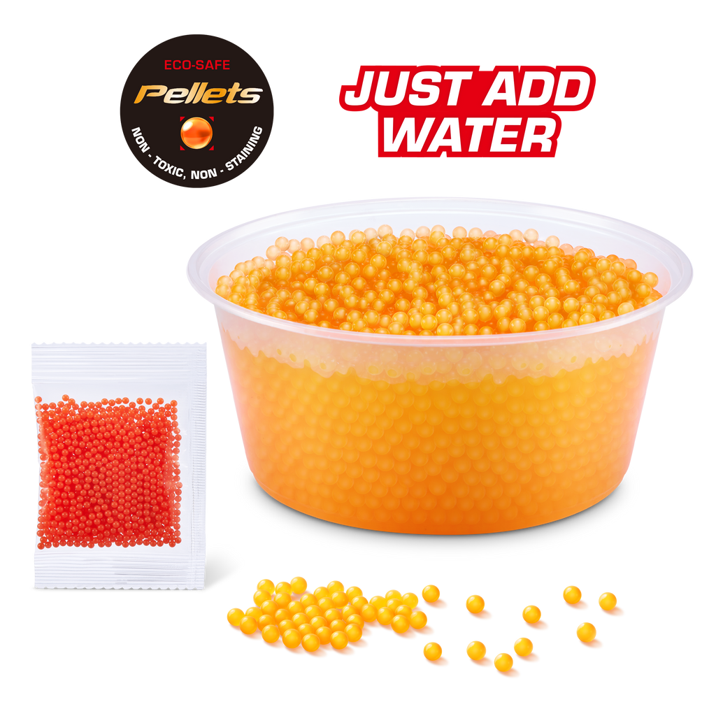 Goldenrod XSHOT Hyper Gel Pellet Refill Pack 36625 (20,000 Hyper Gel Pellets) by ZURU Toyzoona 36625_X-Shot_Hyper_Gel_20000_Gel_Pellet_Refill_Pk_OOP_02A.png Battling Toys