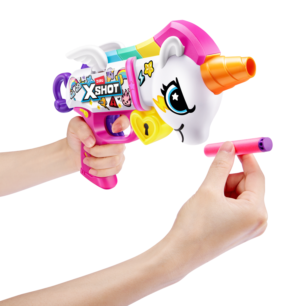 Thistle XSHOT Blastercorn (16 Darts) 36729 by ZURU HALSON ENTERPRISE 36729_XSHOT_BLASTERCORN_LIFESTYLEWHITE_02.png Action Figures and Play Sets
