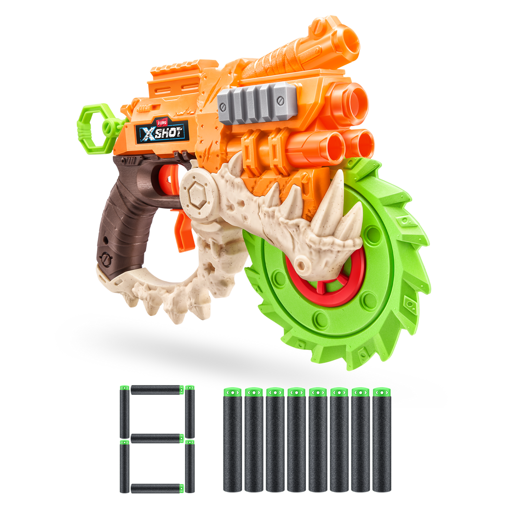 Dark Khaki XSHOT Insanity HorrorFire Reaper X 36730 (8 Darts) by Zuru Toyzoona 36730_XSHOT_INSANITY_HORRORFIRE_REAPER_X_Ecommerce_Hero_01.png Action Figures and Play Sets