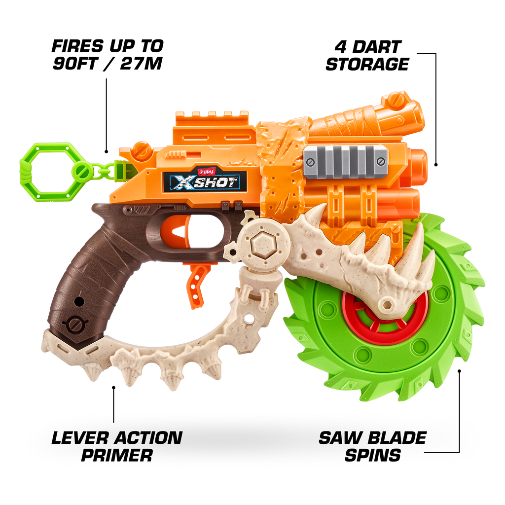 Goldenrod XSHOT Insanity HorrorFire Reaper X 36730 (8 Darts) by Zuru Toyzoona 36730_XSHOT_INSANITY_HORRORFIRE_REAPER_X_OOP_03.png Action Figures and Play Sets
