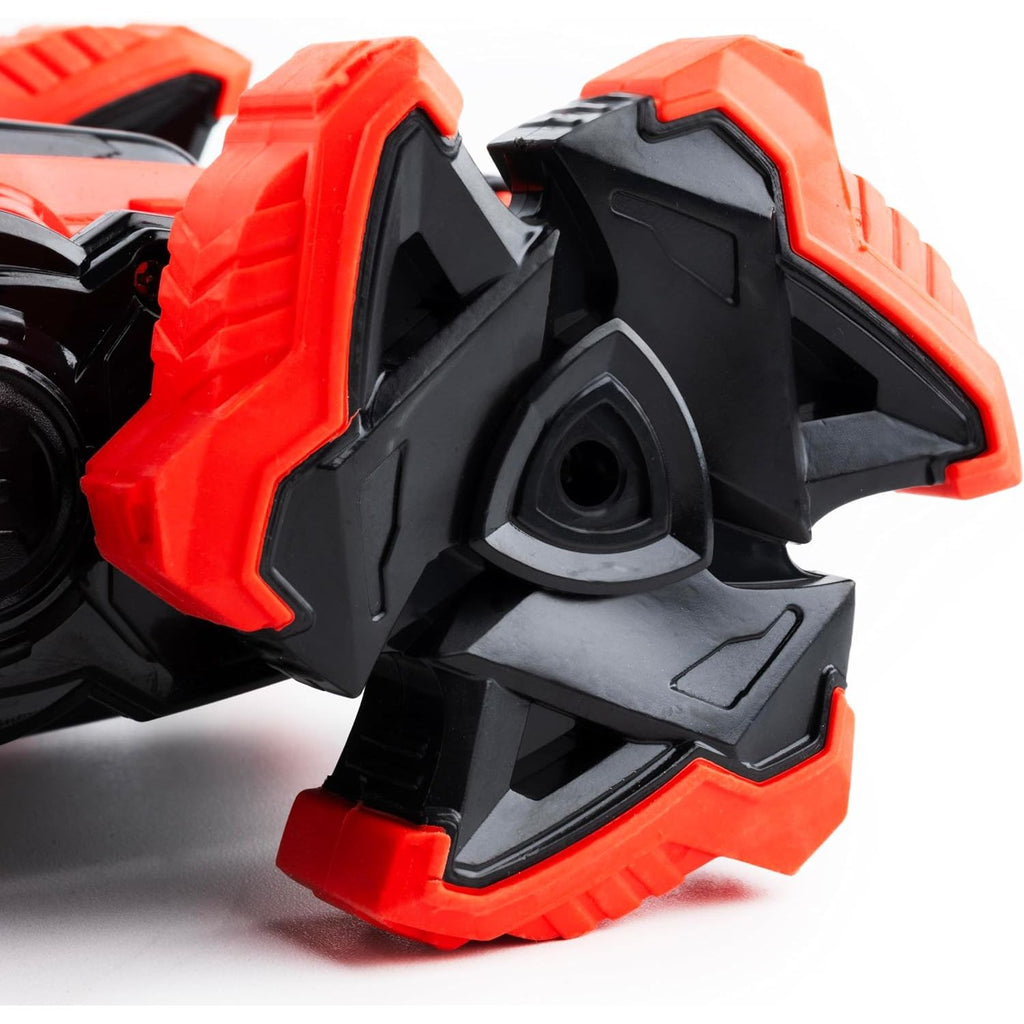 Salmon RC Drift Car Stunt 2.4GHz - 360° Spin with Dual-Color Wheels - Rechargeable Battery Included - Remote Control Car Kids Ages 6+ - Red HALSON ENTERPRISE 36.jpg Vehicles and Remote Control Toys