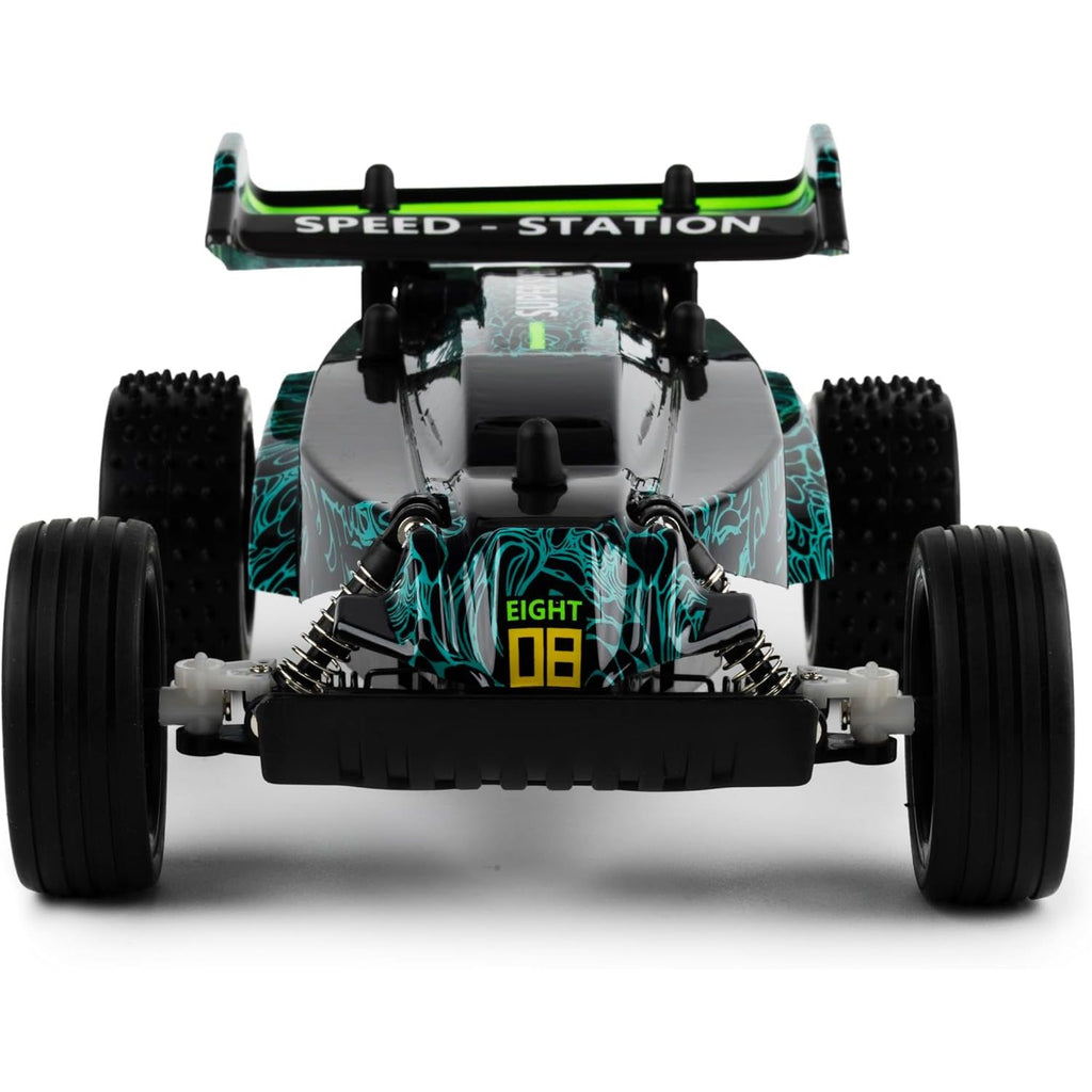 Dark Slate Gray Buggy RC Car 2.4GHz - High-Speed Remote Control Car for Kids - Off-Road Vehicle - Rechargeable Battery - Ages 6+ - Scale 1:16 - Green HALSON ENTERPRISE 3_26a1456e-1a72-4dde-a4b2-b327f11beae1.jpg Vehicles and Remote Control Toys