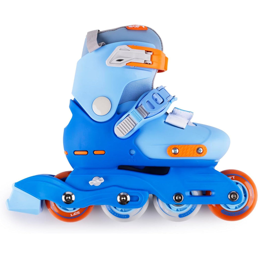 Dodger Blue Kids Inline Skates Set - Adjustable Roller Skates for Girls & Boys - Complete Set with Helmet & Pads - ABEC-7 Bearings - Size L (36-39) HALSON ENTERPRISE 3_6bf791fa-fedd-41a8-83b1-0d9d1c7d0608.jpg Outdoor and Active Play