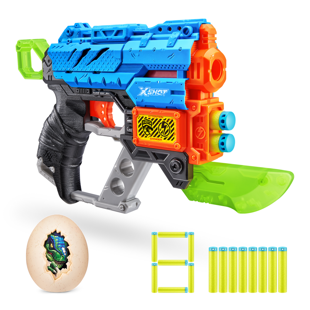 Dark Khaki XSHOT Dino Attack Extinct Blaster 4870 (8 Darts, 1 Egg) by ZURU Toyzoona 4870_X-SHOT-DINO_ATTACK-Extinct_1Medium_Egg_8Darts_Ecom_Hero_01.png Action Figures and Play Sets