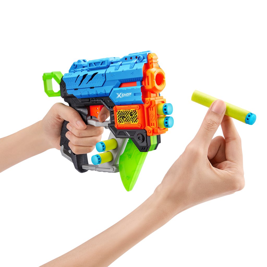Tan XSHOT Dino Attack Extinct Blaster 4870 (8 Darts, 1 Egg) by ZURU Toyzoona 4870_X-Shot_Dino_Attack_Extinct_Lifestyle_03.png Action Figures and Play Sets