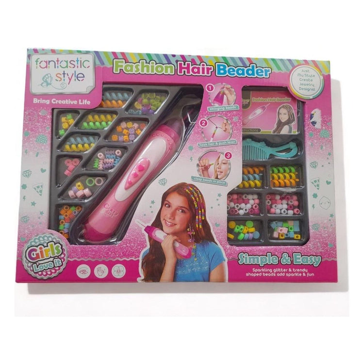 Rosy Brown Fashion Hair Beading Set for Young Stylists HALSON ENTERPRISE 4dd0d16b-066f-453c-994a-215b6b35780b-Photoroom.jpg Costume, Dress Up and Apparel