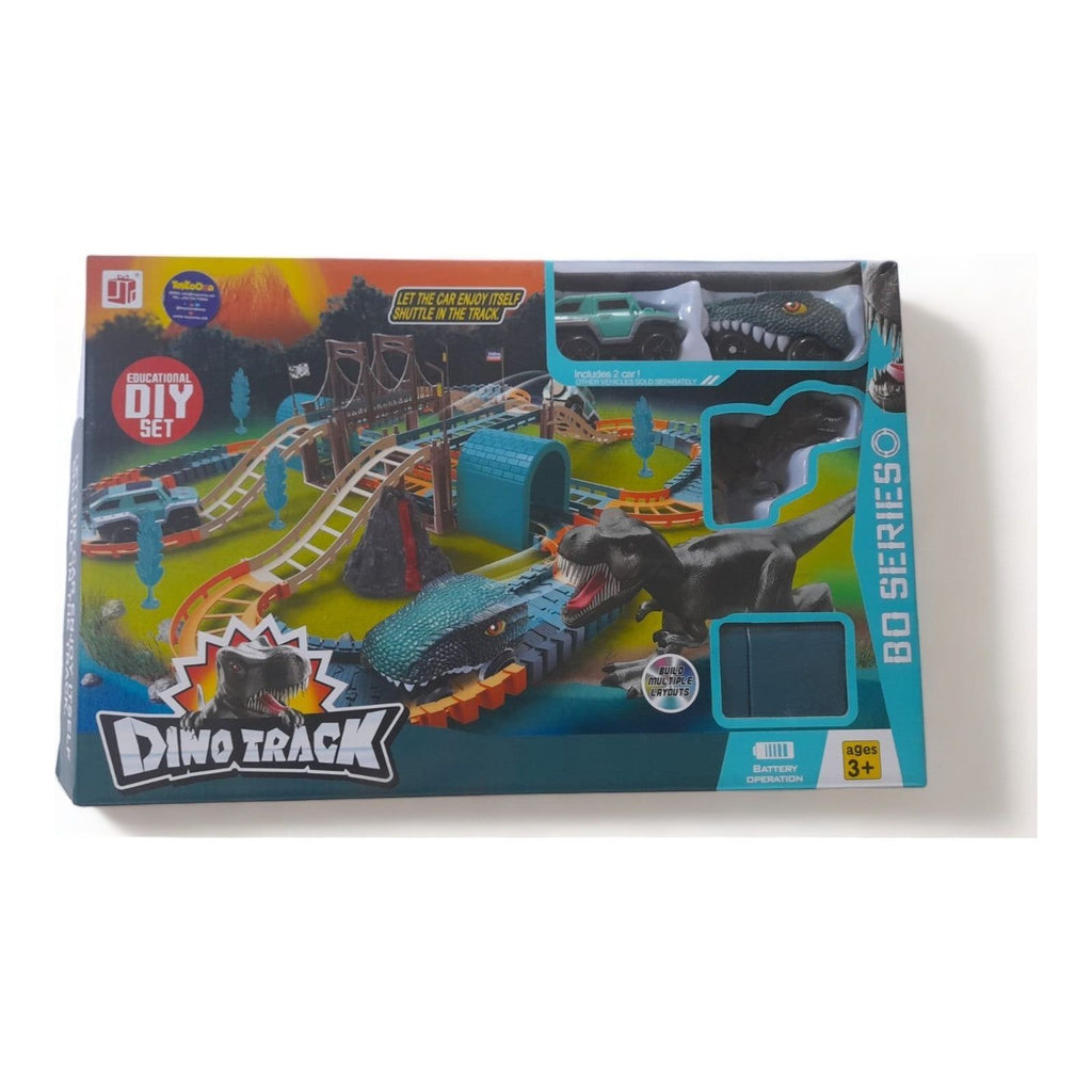Dark Slate Gray Dino Electric Track with Dino Car HALSON ENTERPRISE 4e759d46-0066-40fd-9421-52b964ab5118-Photoroom.jpg Vehicle and Remote Control