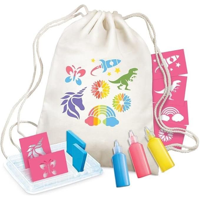 Antique White 4M Stencil Backpack Printing 04788 HALSON ENTERPRISE 51sBGPPuD-L._AC_SX679.jpg Educational Toys