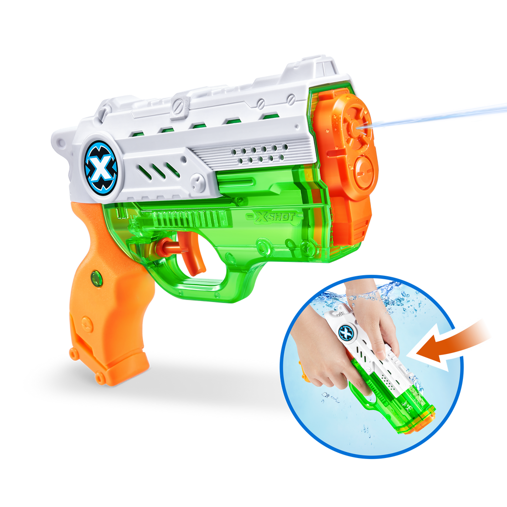 Lime Green XSHOT Fast-Fill Nano 56333 by ZURU HALSON ENTERPRISE 56333-Fast-FillNano_GraphicOOP.png Action Figures and Play Sets