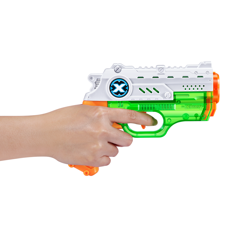 Tan XSHOT Fast-Fill Nano 56333 by ZURU HALSON ENTERPRISE 56333-X-SHOTWATER-WATERWARFARE-NANOFAST-FILLOpenBoxhand-01.png Action Figures and Play Sets