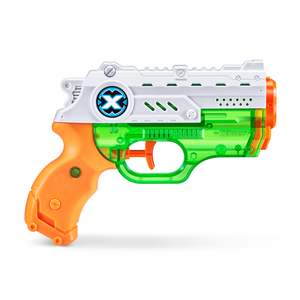 Forest Green XSHOT Fast-Fill Nano 56333 by ZURU HALSON ENTERPRISE 56333_X-SHOTWATER-WATERWARFARE-NANOFAST-FILLOpenBox_01.png Action Figures and Play Sets