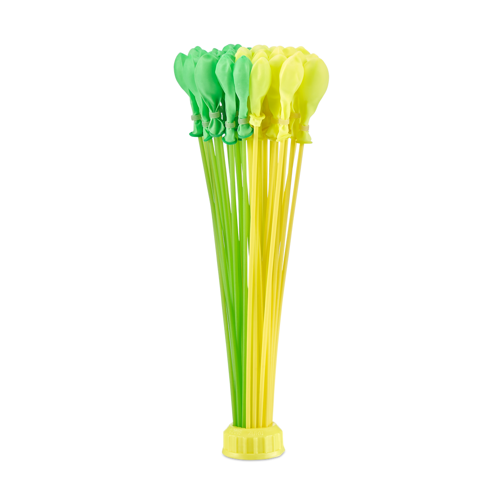 Yellow Green Bunch O Balloons Tropical Party 100+ Rapid-Filling Self-Sealing Water Balloons (3 Pack) 56480 by ZURU HALSON ENTERPRISE 56480_BUNCHOBALLOONS-3PACK-TROPICALPARTY3PKFoilbag_04.png Outdoor and Active Play